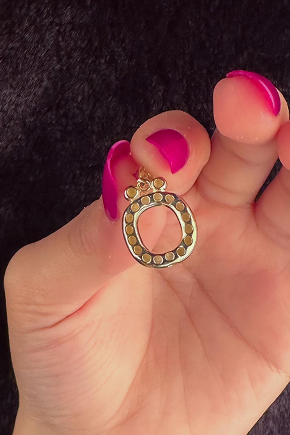 14 Ayar Altın Ö Harf Kolye Ucu - Fiyonk Kuyumculuk (1)