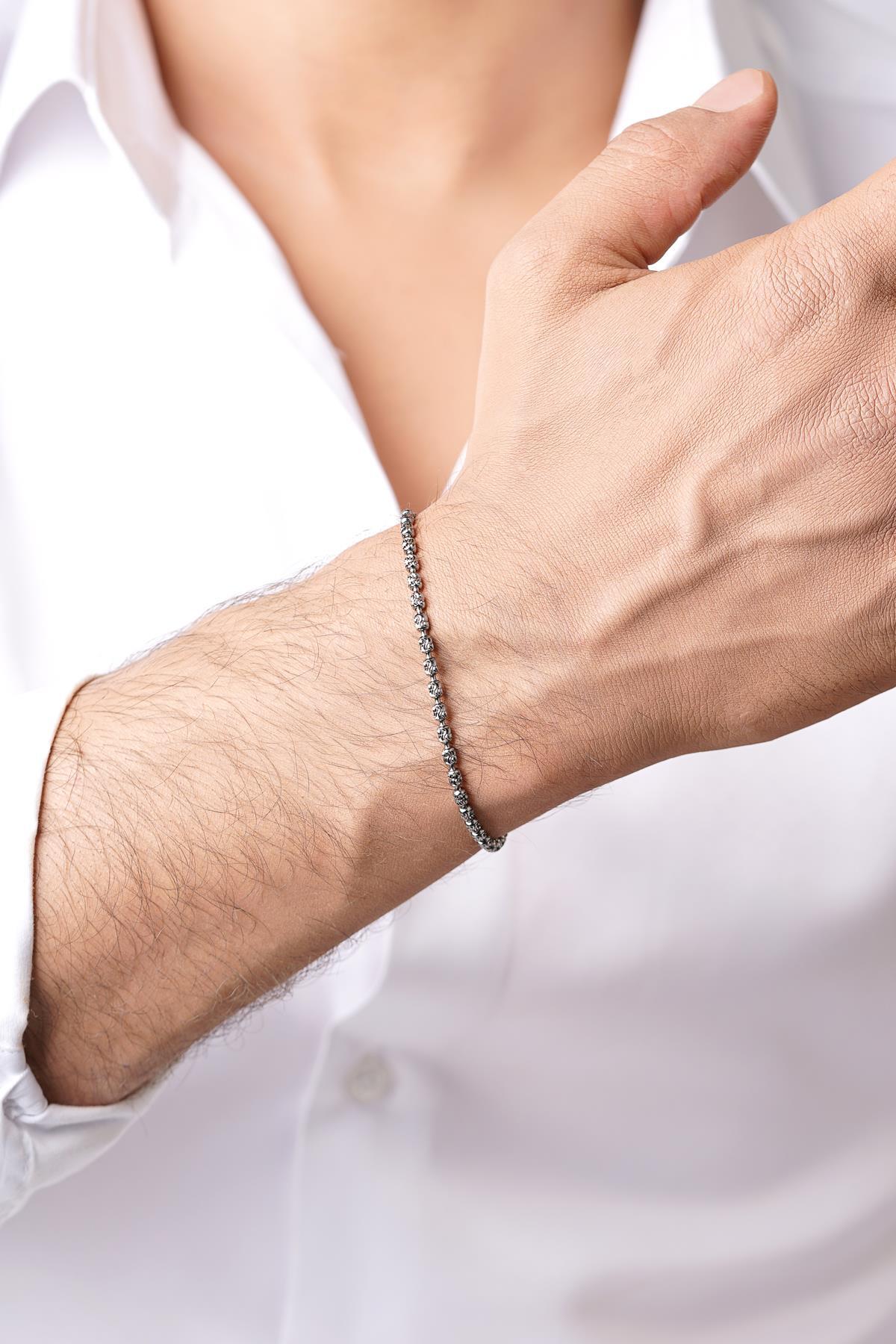 14 Ayar Altın Oliver Zincir Erkek Bileklik - Fiyonk Kuyumculuk (1)