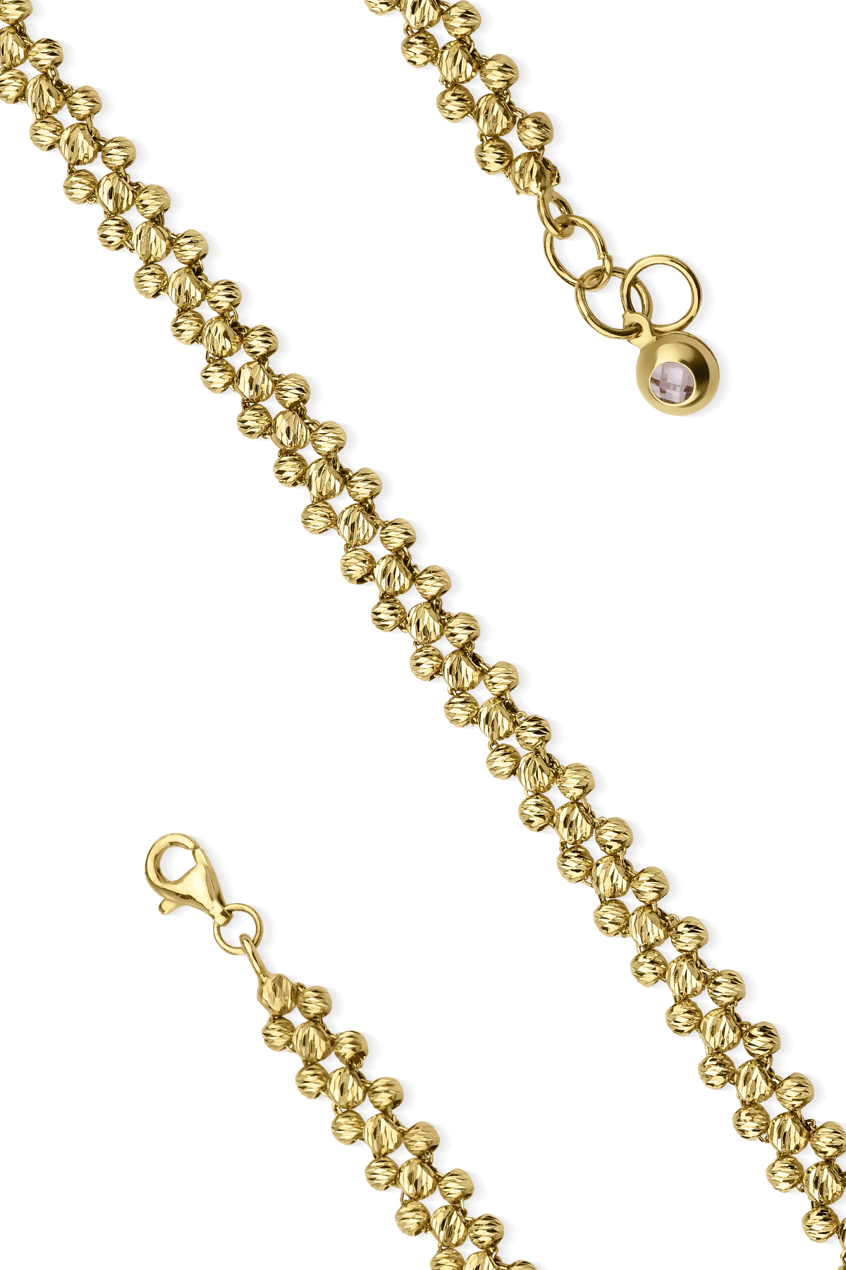 14 Ayar Altın Örme Dorika Bileklik - Fiyonk Kuyumculuk