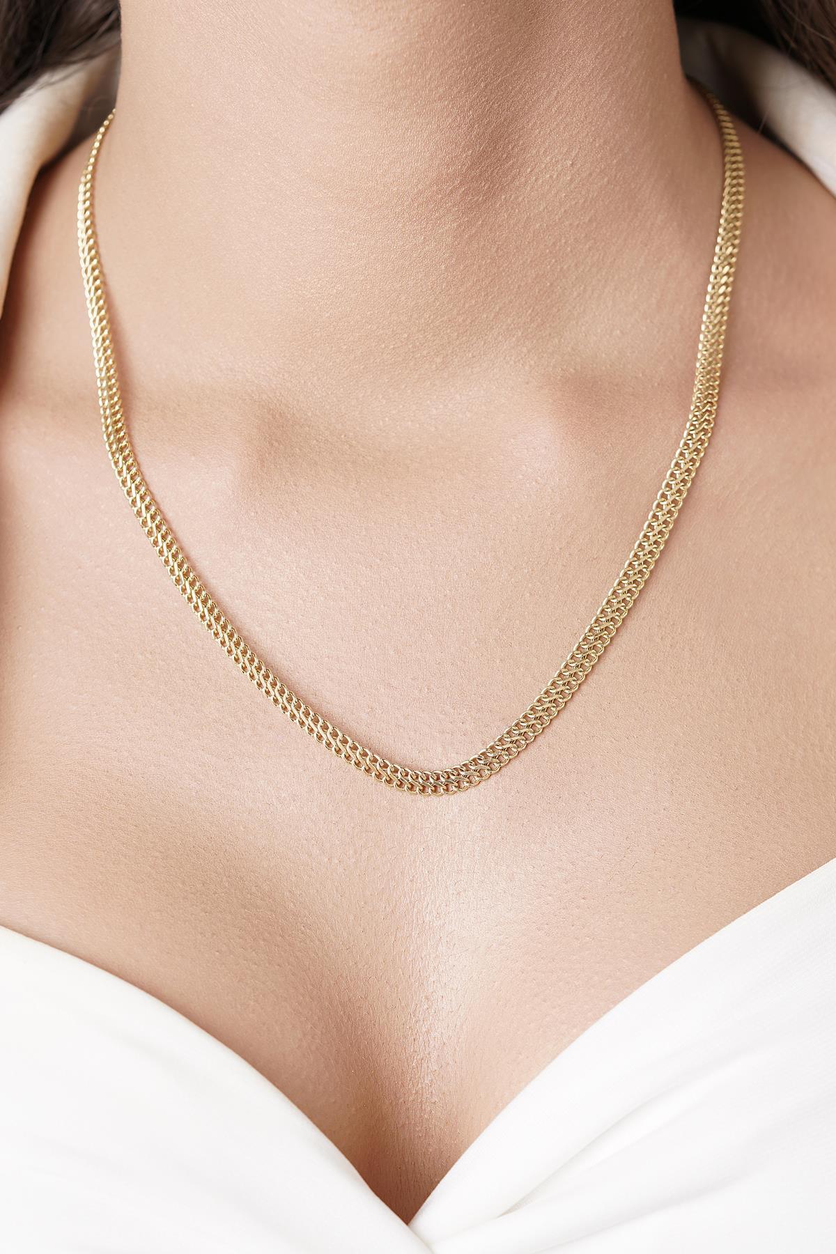 14 Ayar Altın Otto Zincir 4.80 mm - Fiyonk Kuyumculuk