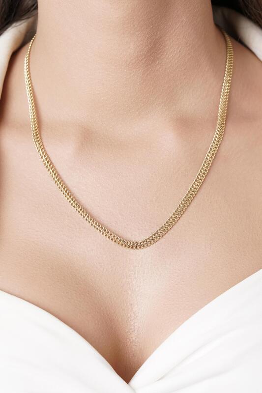 14 Ayar Altın Otto Zincir 4.80 mm - Fiyonk Kuyumculuk