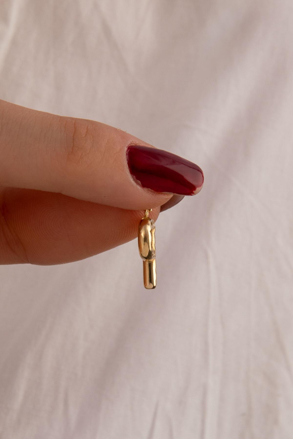 14 Ayar Altın P Harf Kolye Ucu - Fiyonk Kuyumculuk (1)