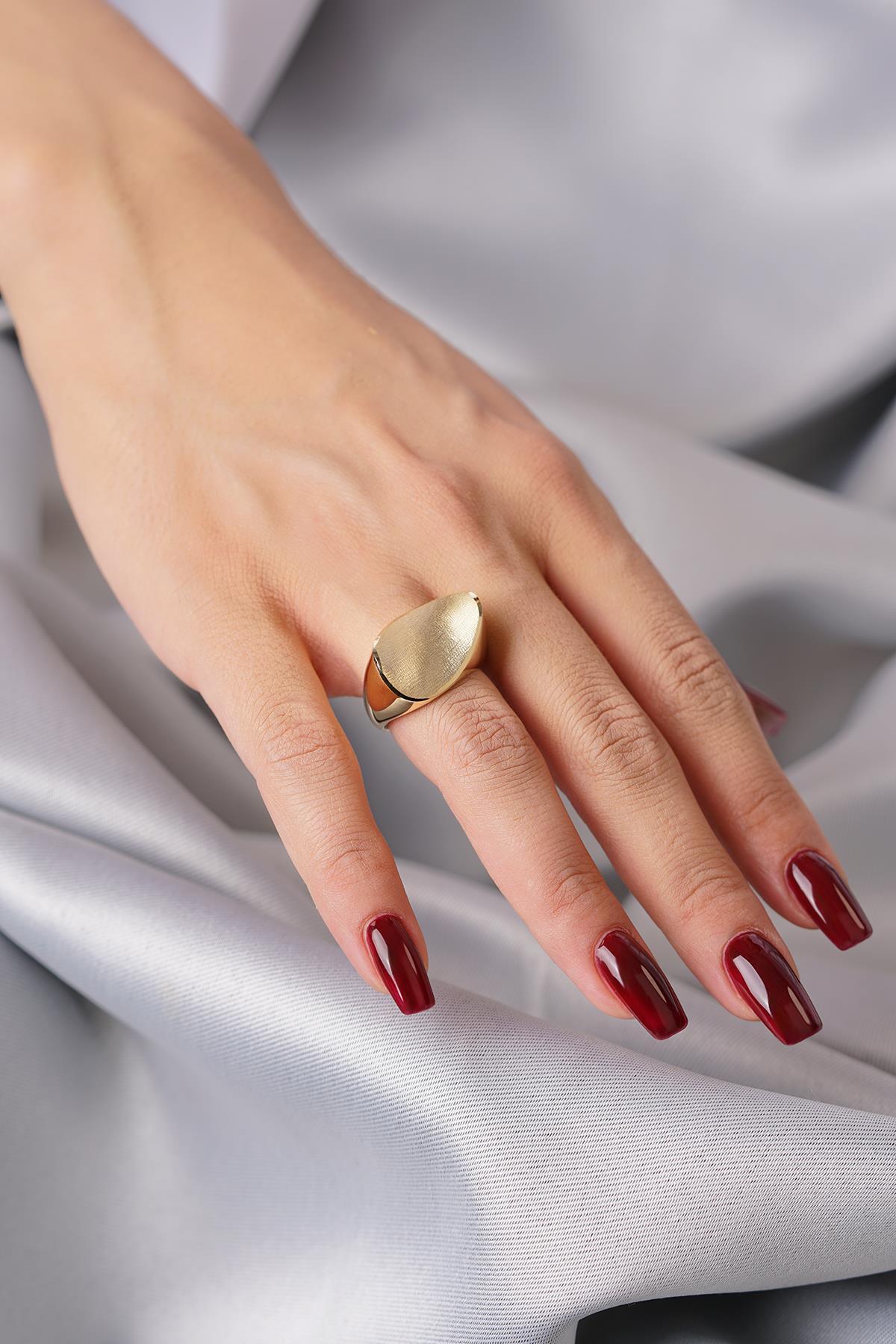 14 Ayar Altın Pamela Yüzük - Fiyonk Kuyumculuk (1)