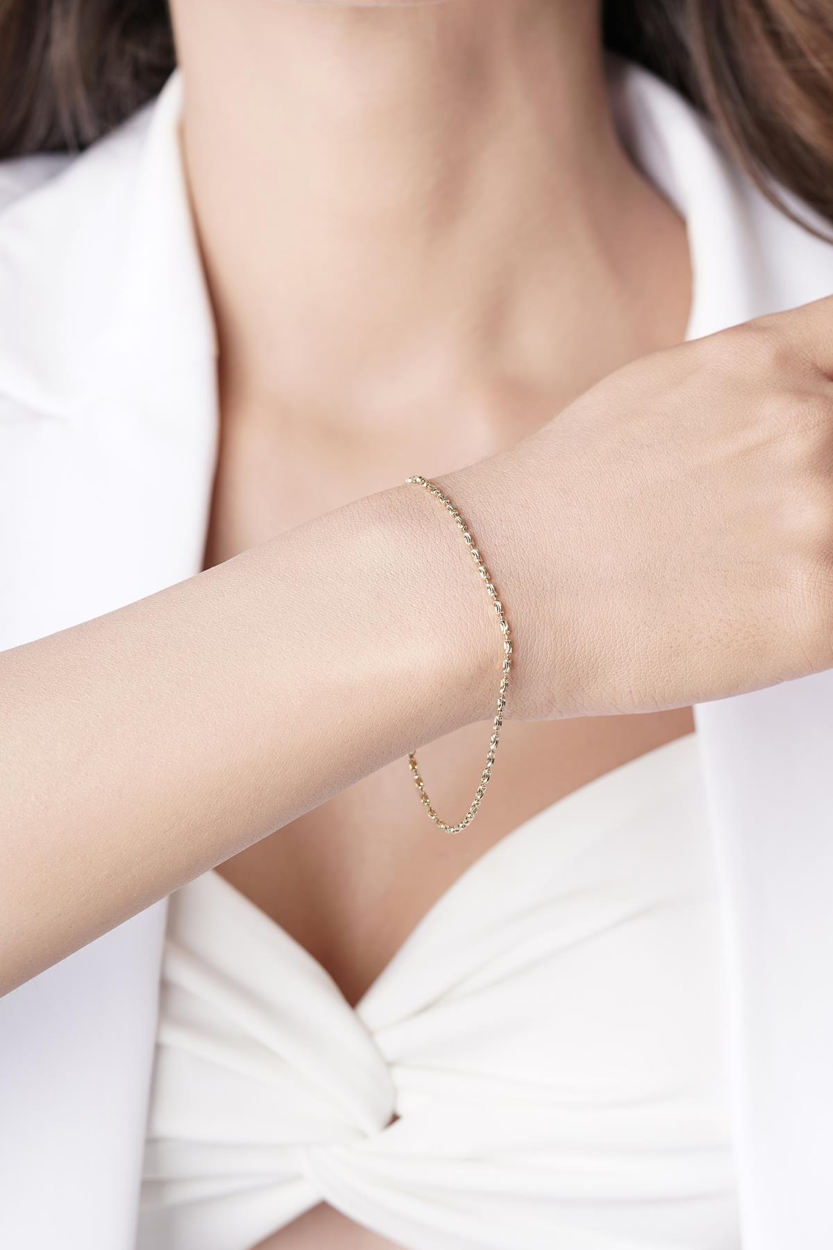 14 Ayar Altın Perla Bileklik - Fiyonk Kuyumculuk (1)