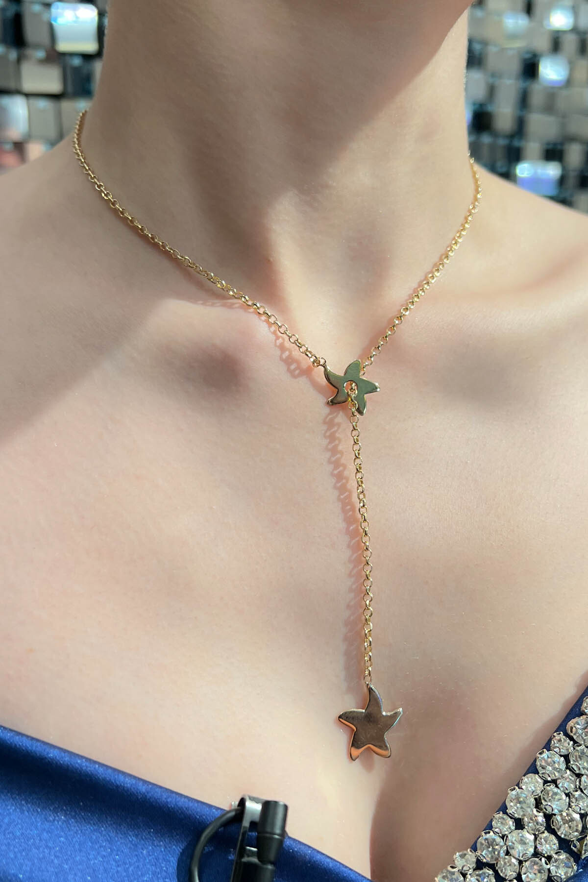 14 Ayar Altın Pontus Yıldızı Kolye (Doya Doya Moda 22. Hafta Ödülü) - Fiyonk Kuyumculuk (1)