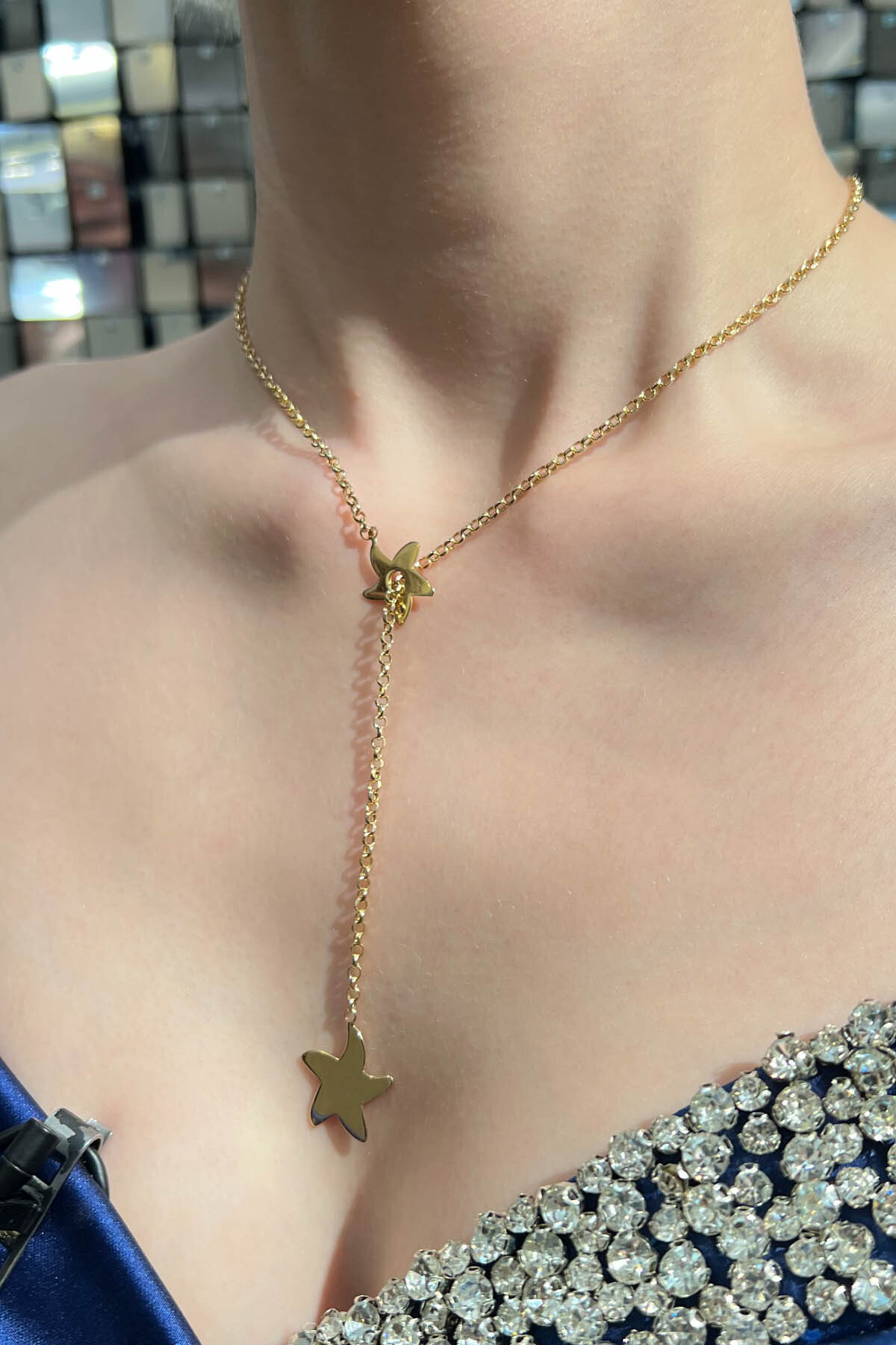 14 Ayar Altın Pontus Yıldızı Kolye (Doya Doya Moda 22. Hafta Ödülü) - Fiyonk Kuyumculuk (1)