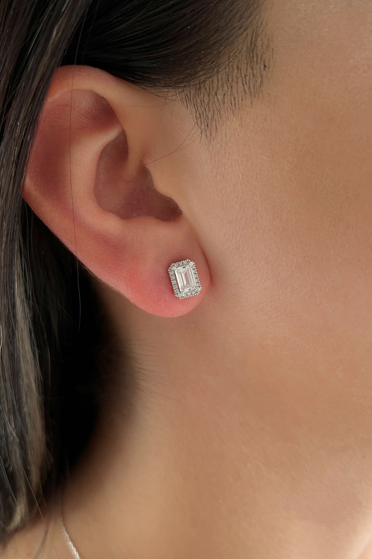 14 Ayar Altın Prenses Baget Küpe - Fiyonk Kuyumculuk (1)