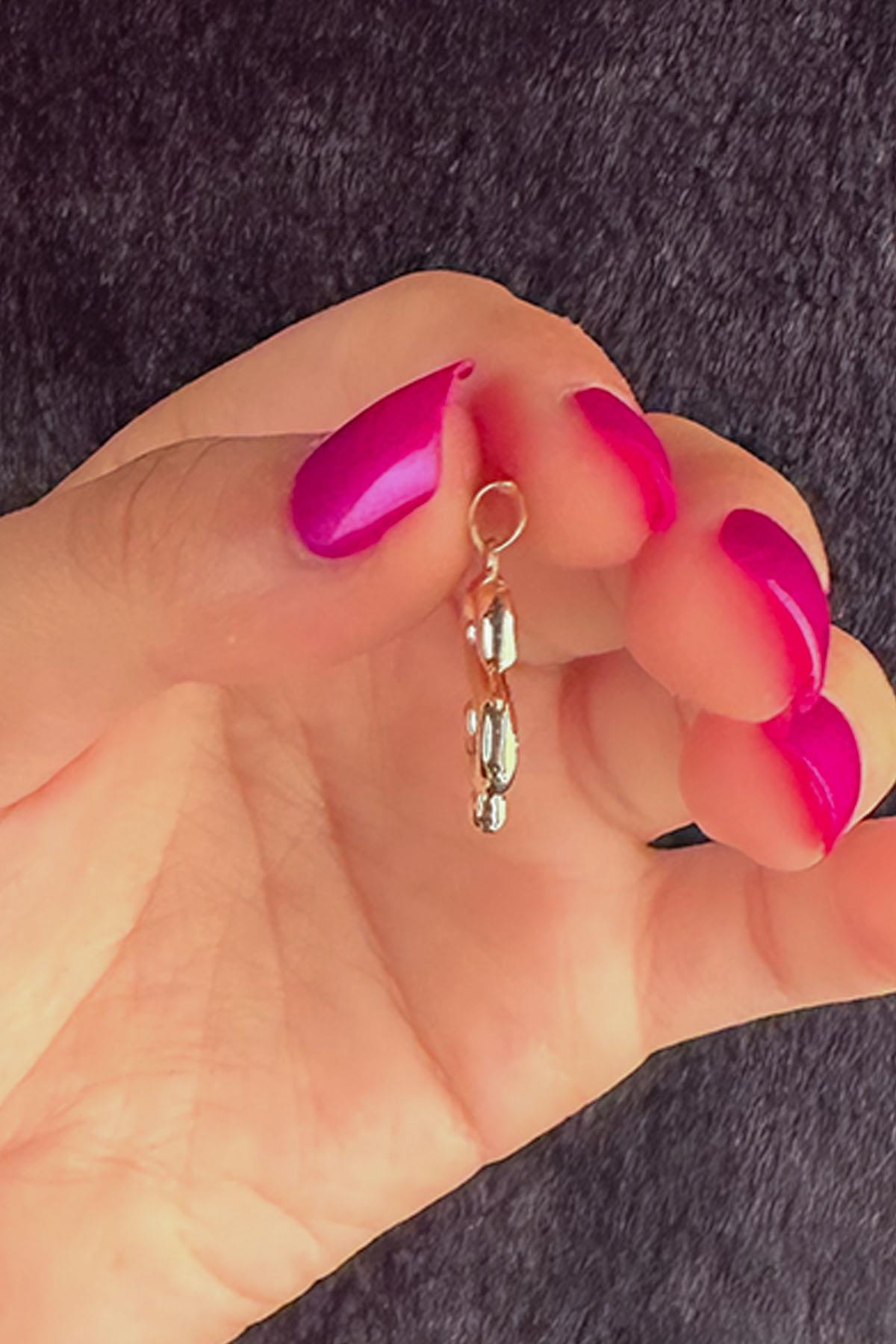 14 Ayar Altın Ş Harf Kolye Ucu - Fiyonk Kuyumculuk (1)