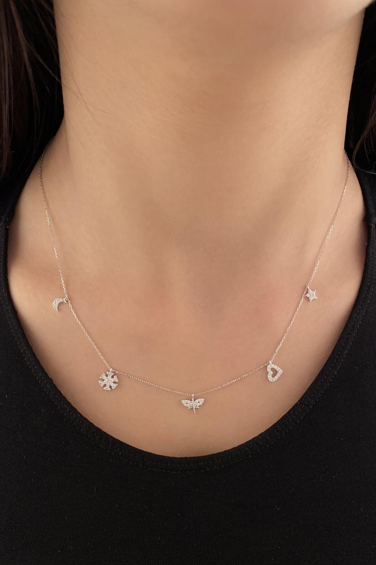 14 Ayar Altın Şans Kolyesi 3 - Fiyonk Kuyumculuk