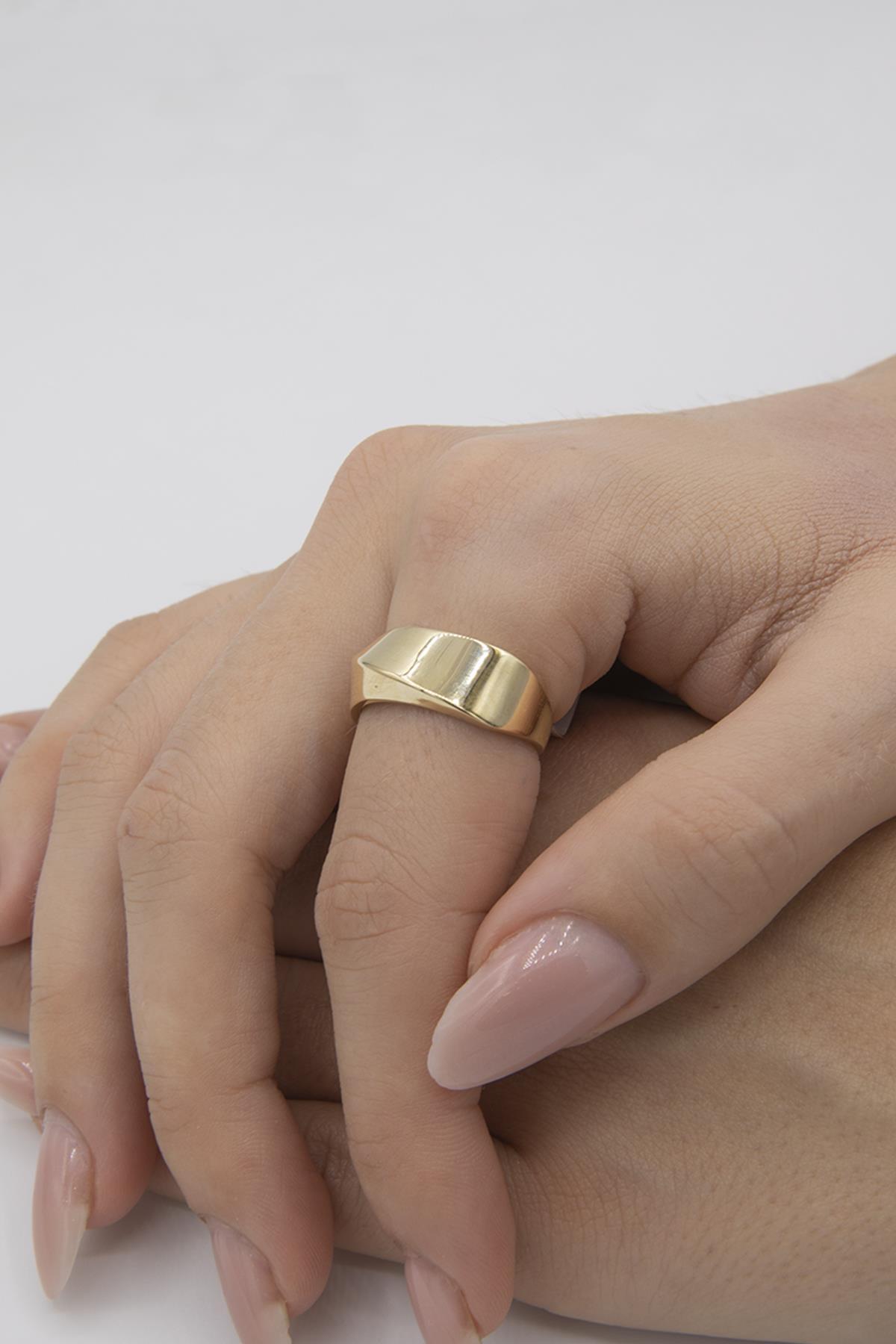 14 Ayar Altın Sirus Yüzük - Fiyonk Kuyumculuk (1)