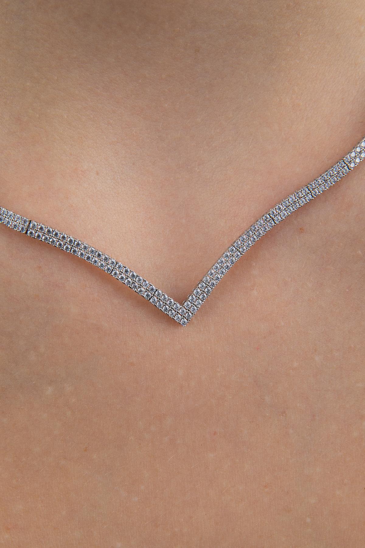 14 Ayar Altın Su Yolu Çavuş Modeli Set Beyaz - Fiyonk Kuyumculuk (1)