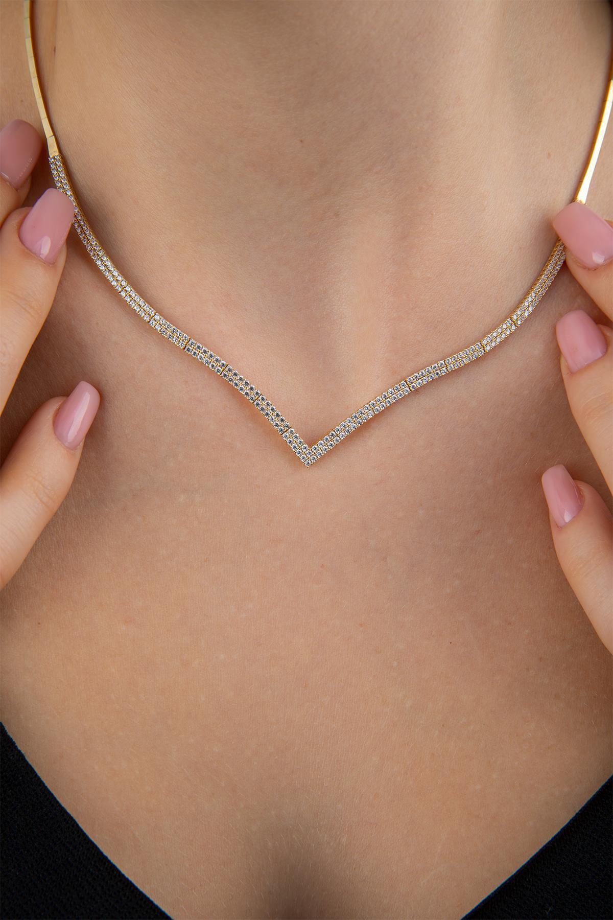 14 Ayar Altın Su Yolu Çavuş Modeli Set Sarı - Fiyonk Kuyumculuk (1)