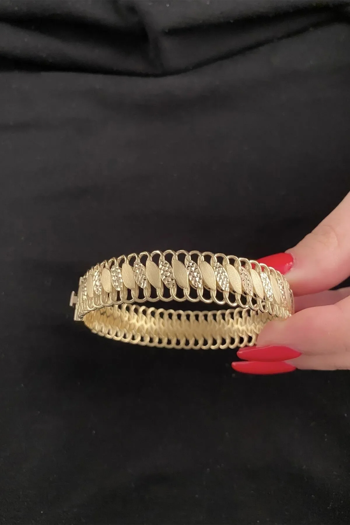 14 Ayar Altın Taşsız Otto Kelepçe - Fiyonk Kuyumculuk (1)