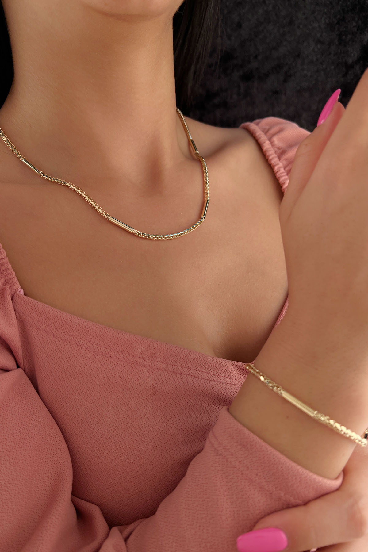 14 Ayar Altın Tondo Roller Set - Fiyonk Kuyumculuk (1)