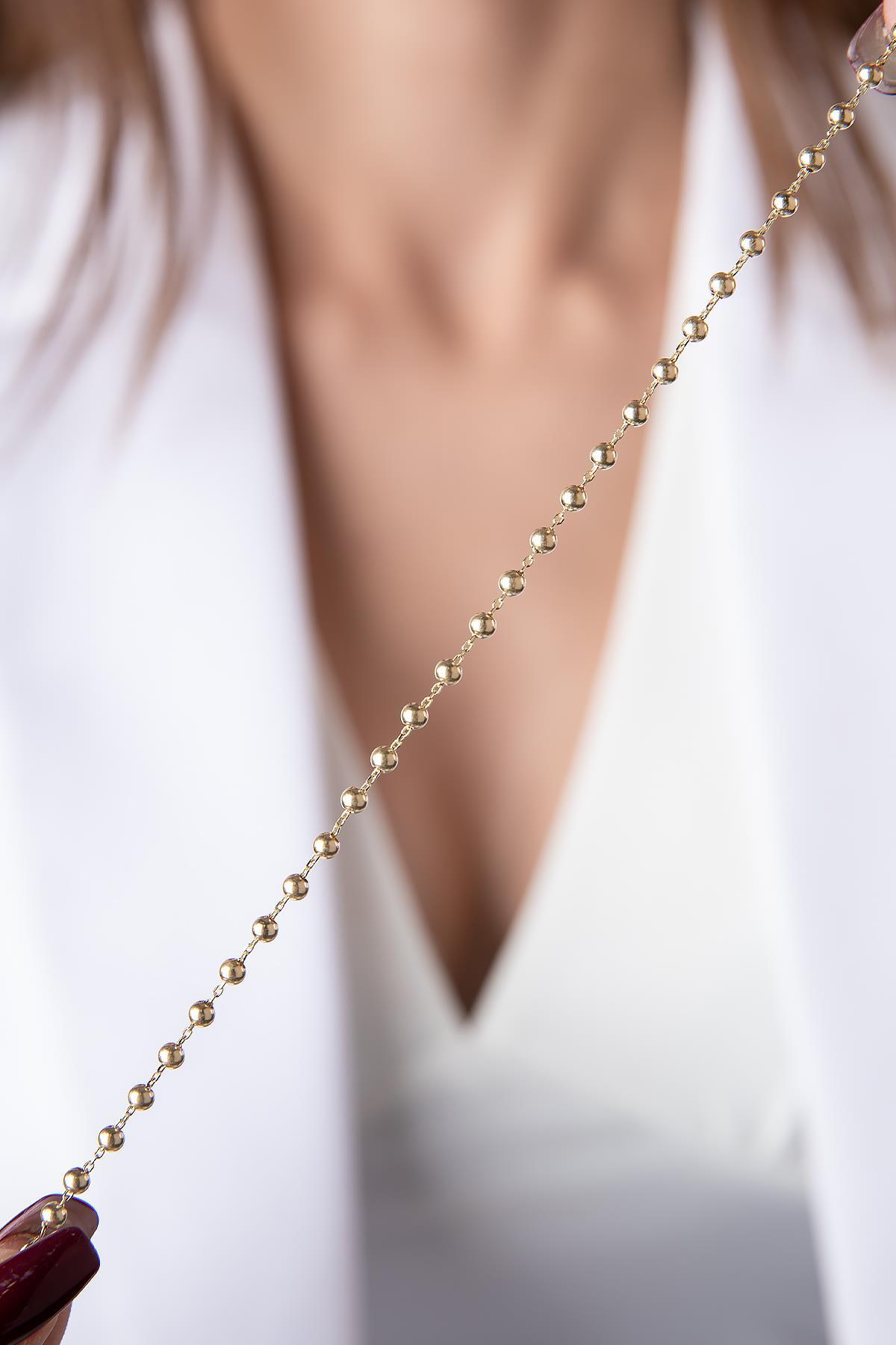 14 Ayar Altın Topçuk Bileklik 2.95 mm - Fiyonk Kuyumculuk (1)