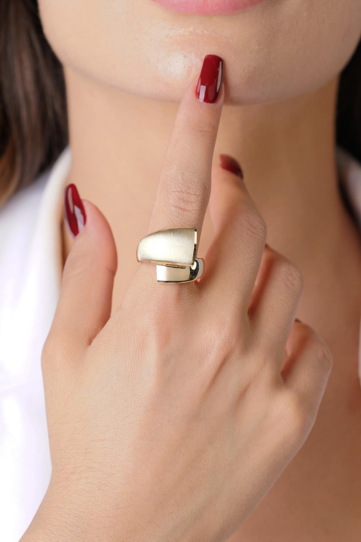 14 Ayar Altın Ulyana Yüzük - Fiyonk Kuyumculuk (1)