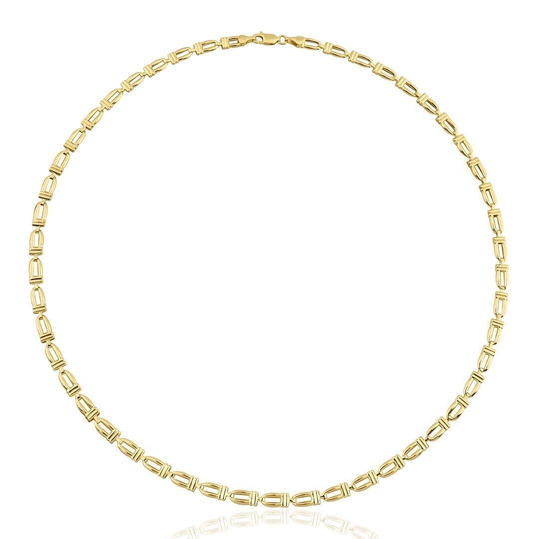 14 Ayar Altın Upstairs Zincir Erkek Kolye - Fiyonk Kuyumculuk (1)