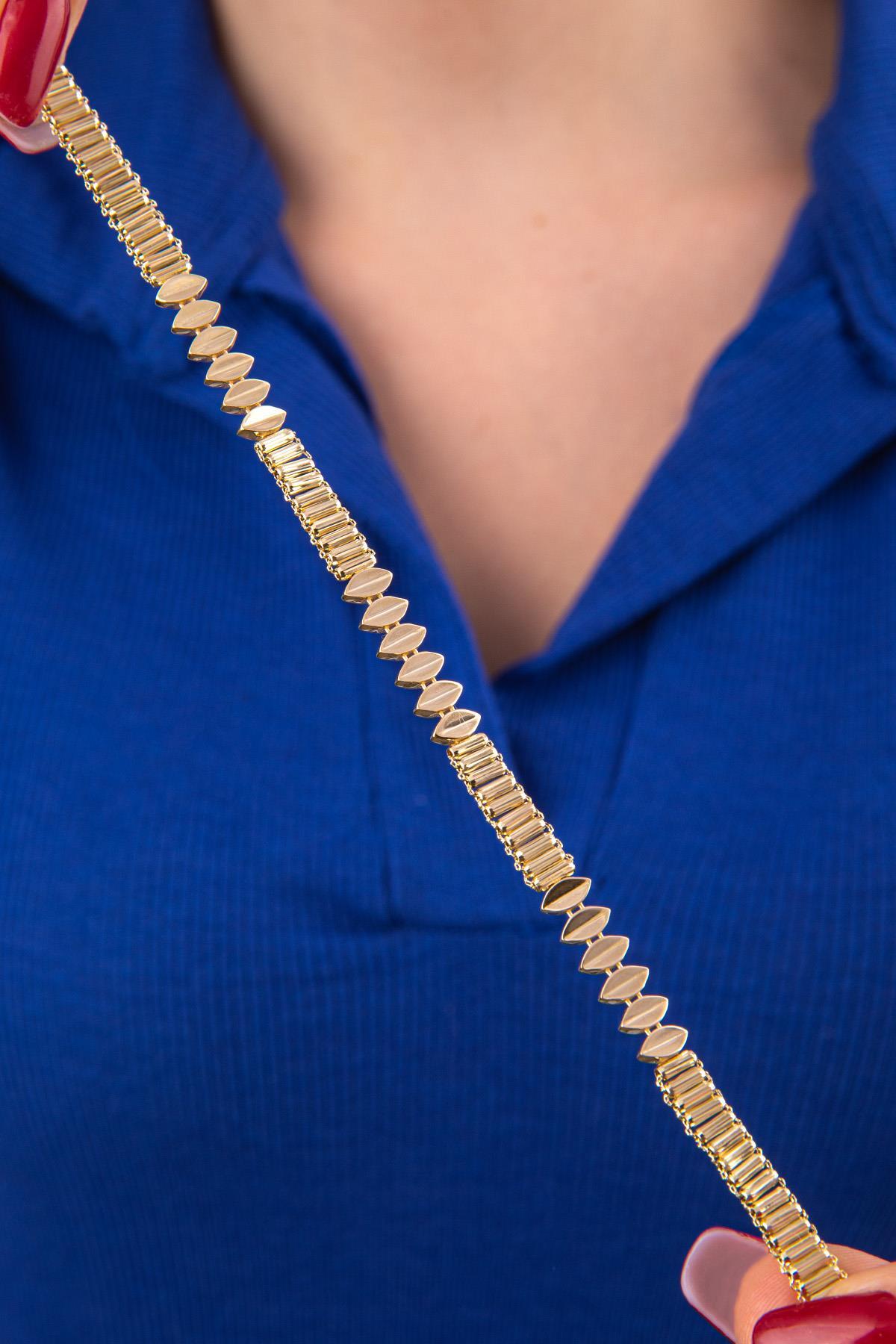 14 Ayar Altın Violet Bileklik - Fiyonk Kuyumculuk (1)