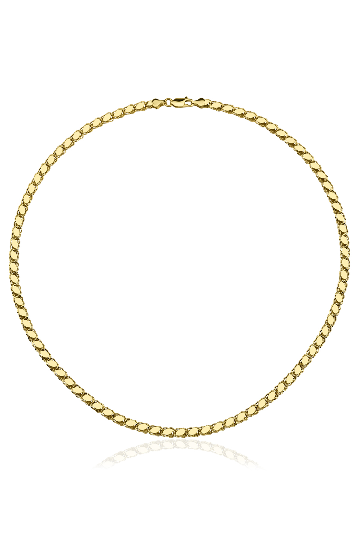 14 Ayar Altın Pullu Zincir 4.90 mm - Fiyonk Kuyumculuk