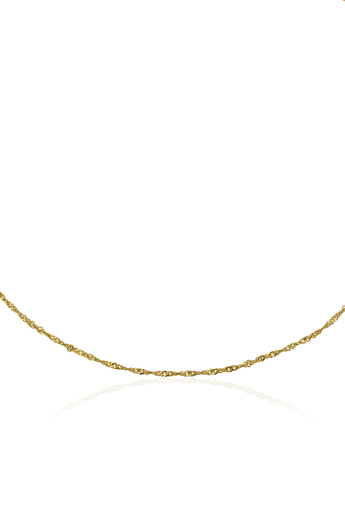 14 Ayar Altın Singapur Zincir 2.30 mm - Fiyonk Kuyumculuk (1)