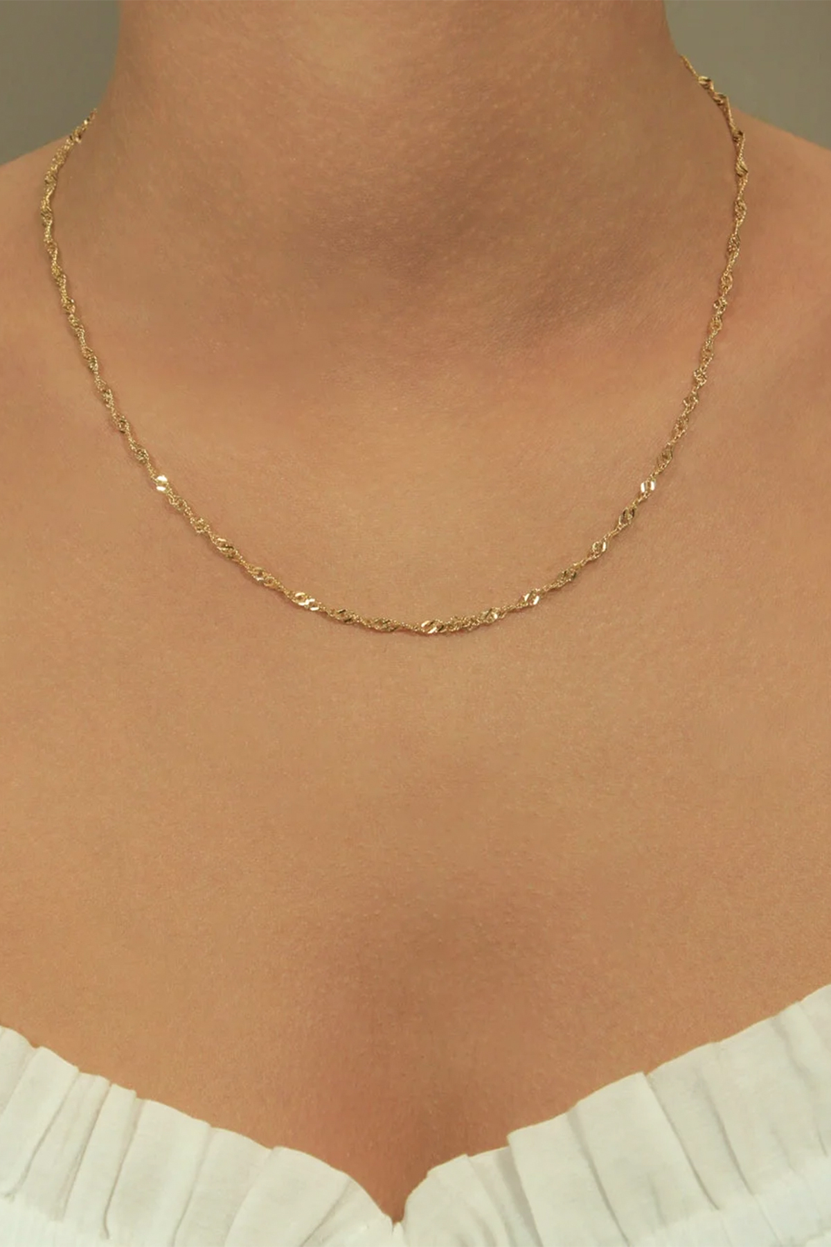 14 Ayar Altın Singapur Zincir 2.30 mm - Fiyonk Kuyumculuk (1)