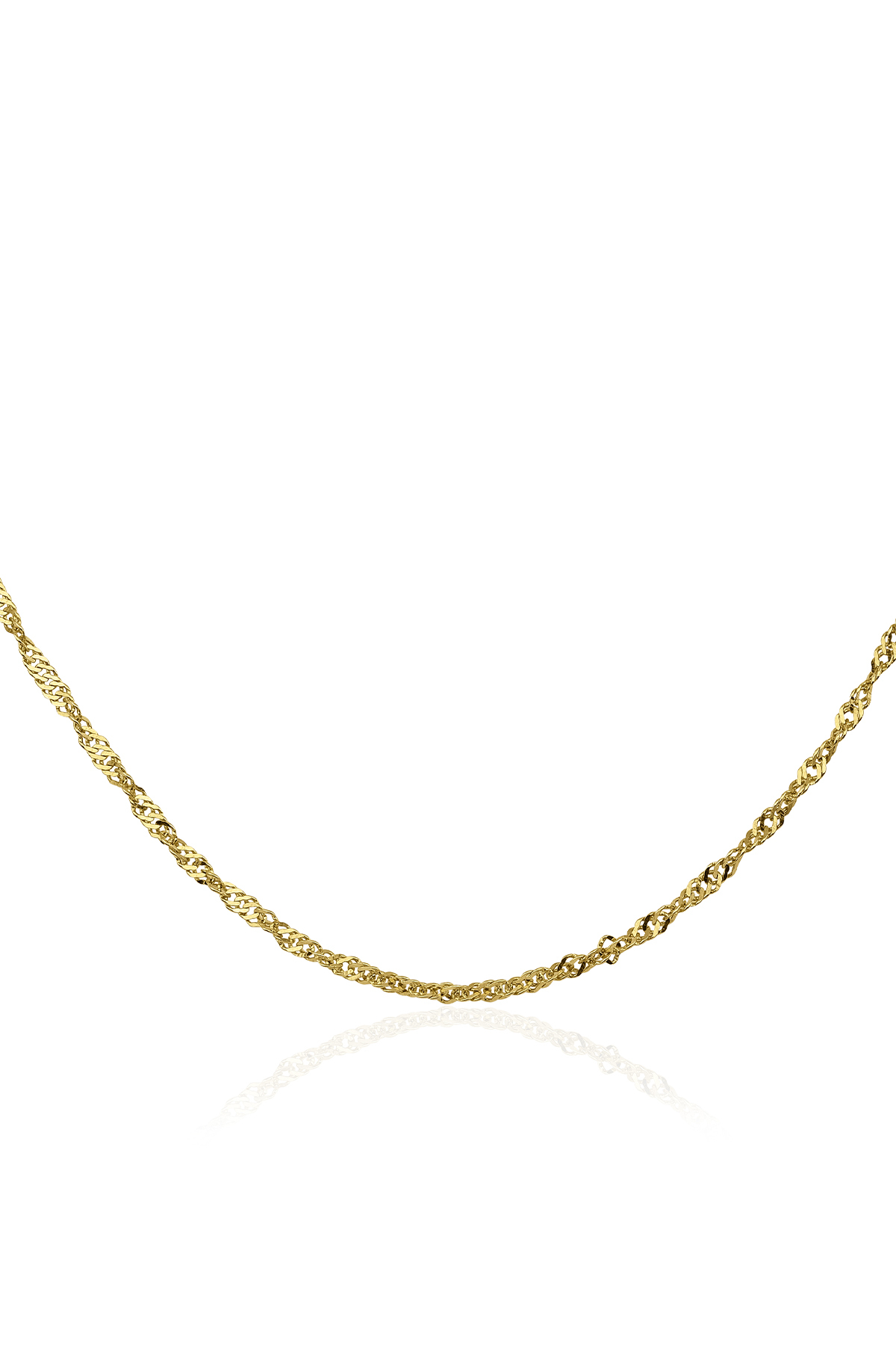 14 Ayar Altın Singapur Zincir 2.60 mm - Fiyonk Kuyumculuk (1)