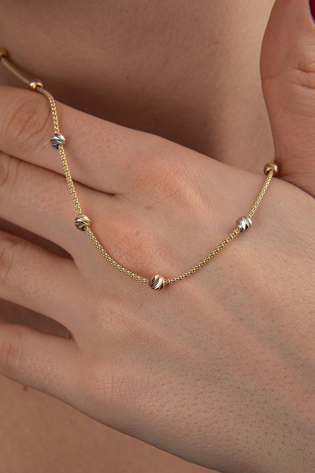 14 Ayar Altın Dorika Dizisi Spica Zincir Kolye - Fiyonk Kuyumculuk (1)