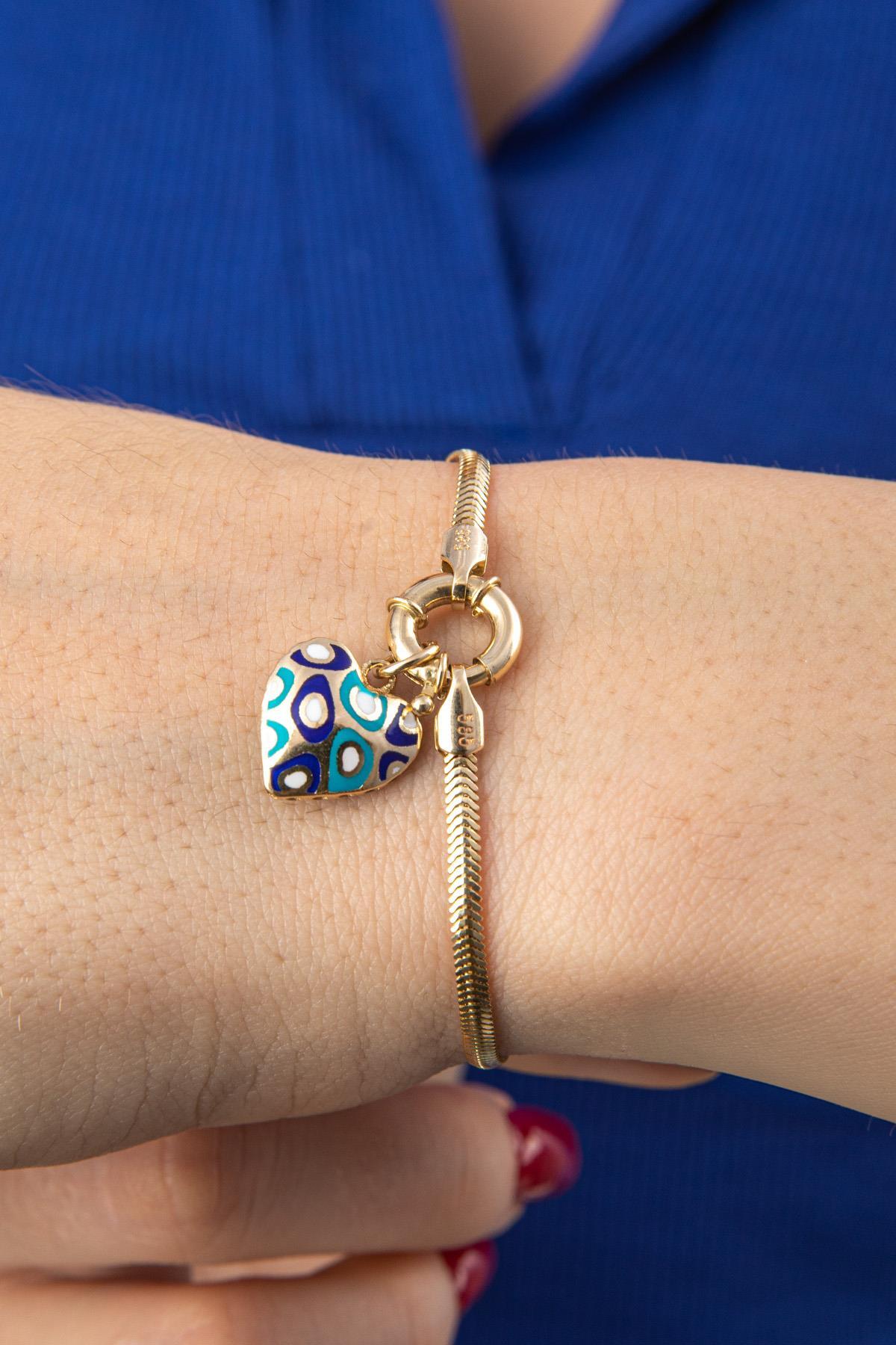 14 Ayar Altın İtalyan Balıksırtı Bileklik - Fiyonk Kuyumculuk