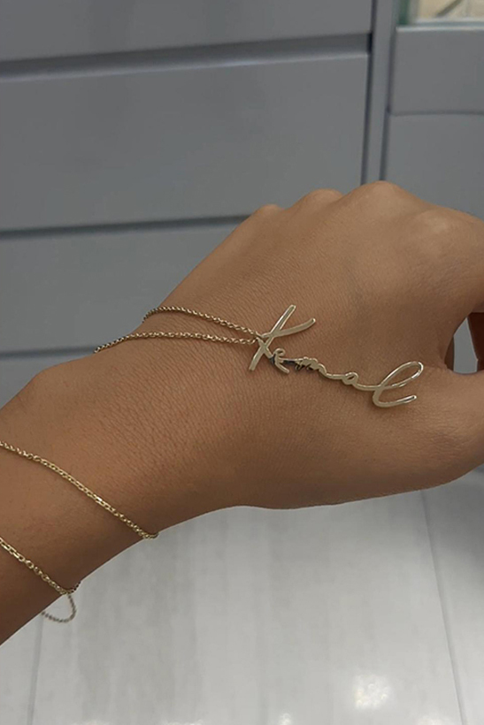 14 Ayar Altın Kemal Doğulu İsimli Kolye - Fiyonk Kuyumculuk (1)