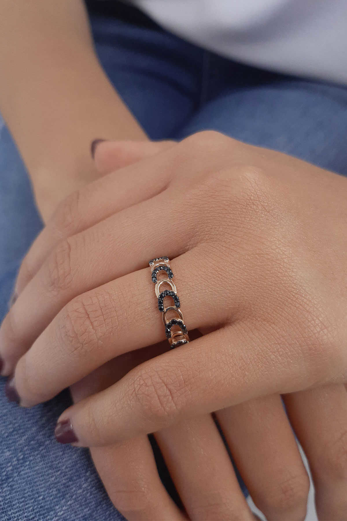 14 Ayar Altın Kemer Yüzük - Fiyonk Kuyumculuk