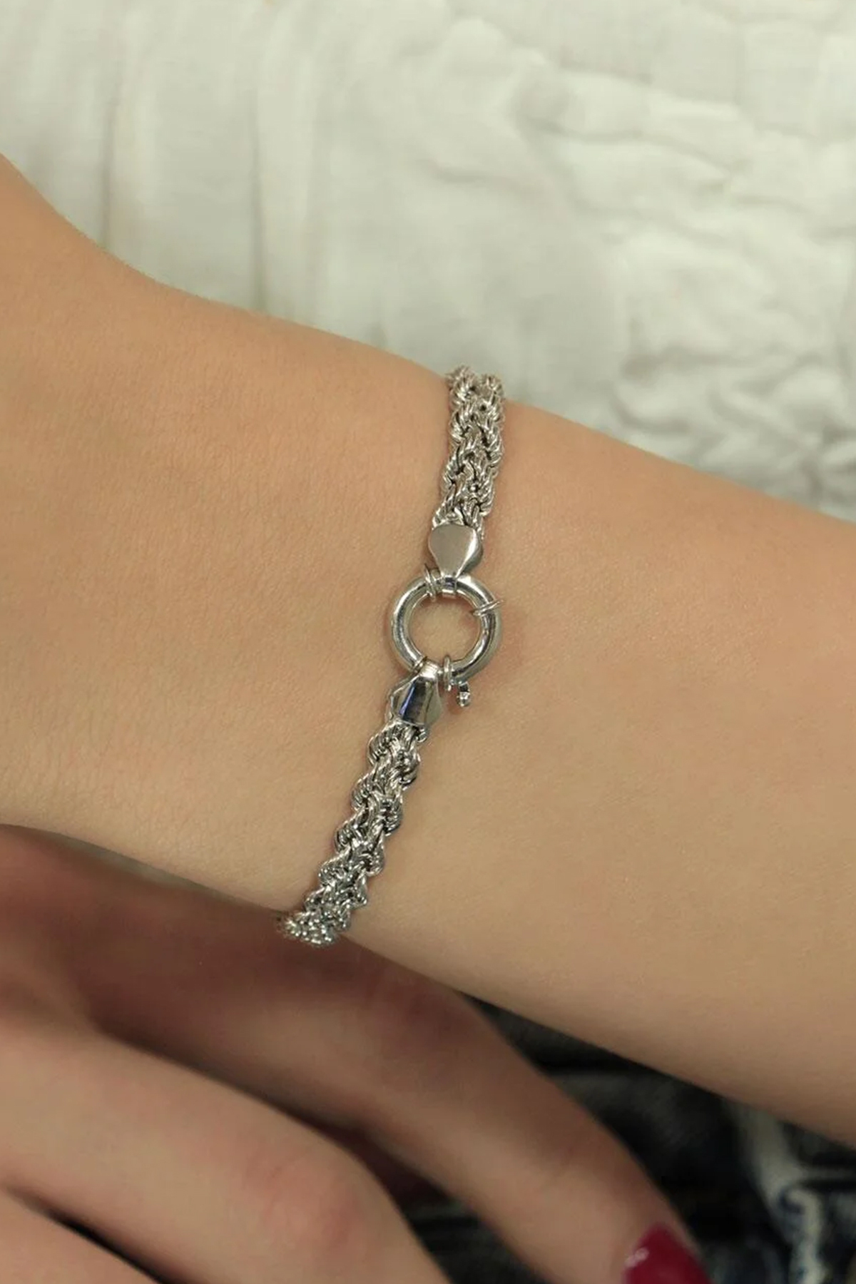 14 Ayar Altın Örgü Bileklik 2 - Fiyonk Kuyumculuk (1)