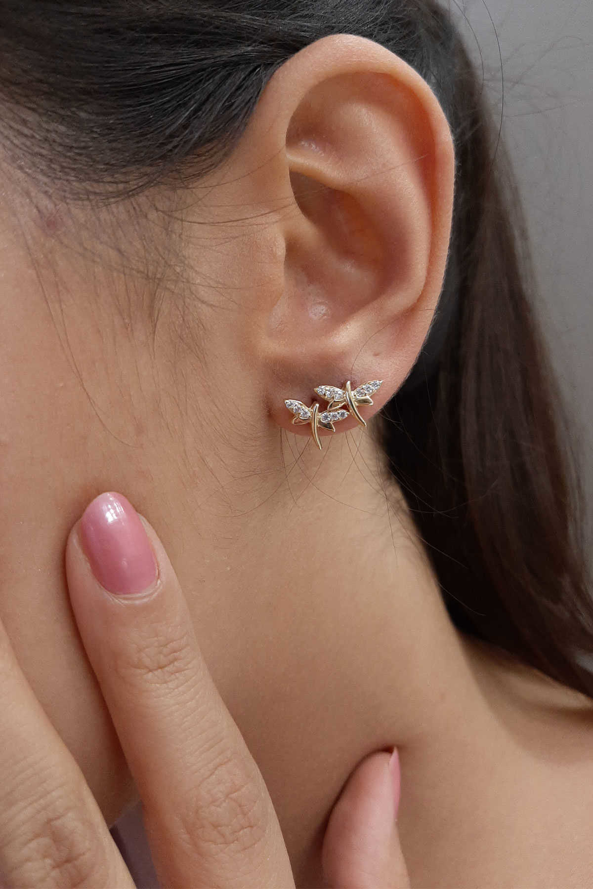 14 Ayar Altın Yusufçuk Küpe - Fiyonk Kuyumculuk (1)